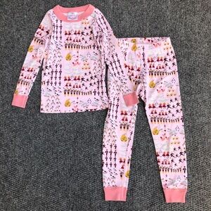 Hanna Andersson 12 days of Christmas 100% organic cotton pajamas size US 4